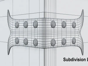 wooden chest 3D Model