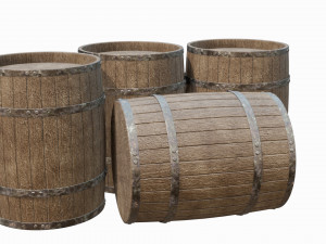 stack of barrels 3D Модель