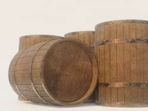 stack of barrels 3D Модель