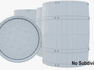 stack of barrels 3D Модель