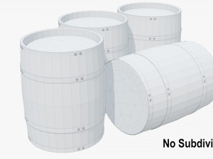 stack of barrels 3D Модель