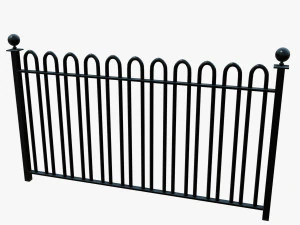 금속 울타리 3D 모델