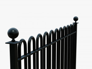 metal fence 3D Model