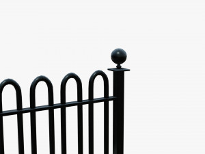 metal fence 3D Model