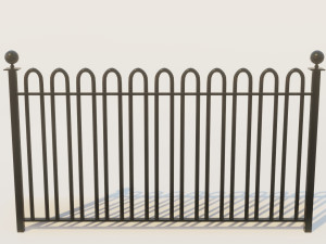 metal fence 3D Model