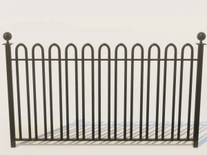 metal fence 3D Model