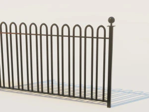 metal fence 3D Model