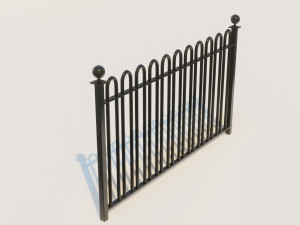 metal fence 3D 모델