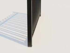 metal fence 3D Model