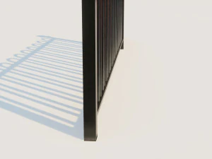 metal fence 3D Model