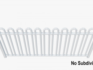 metal fence 3D Model