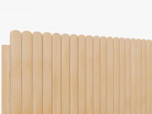 wooden fence 3D Model