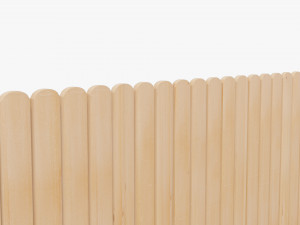 wooden fence 3D Model