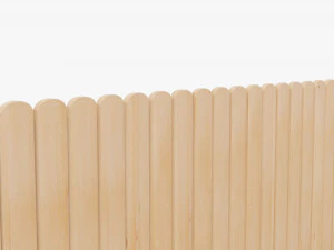wooden fence 3D Model