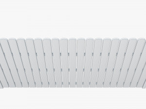 wooden fence 3D Model