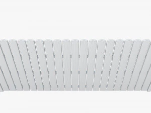 wooden fence 3D Model