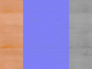 wooden fence 3D Model
