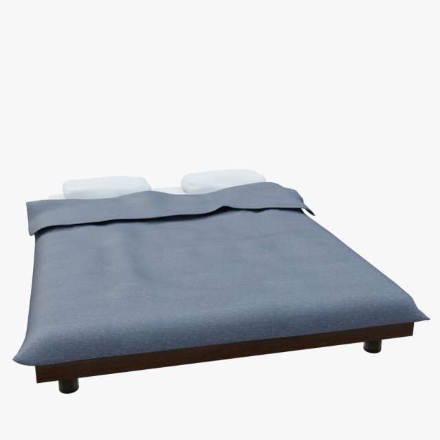 bed 3D 모델 .c4d .max .obj .3ds .fbx .stl .blend 