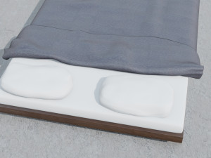 bed 3D 모델