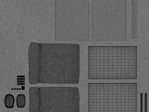 bed 3D Model