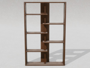 bookshelf 3D मॉडल