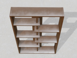 bookshelf 3D मॉडल