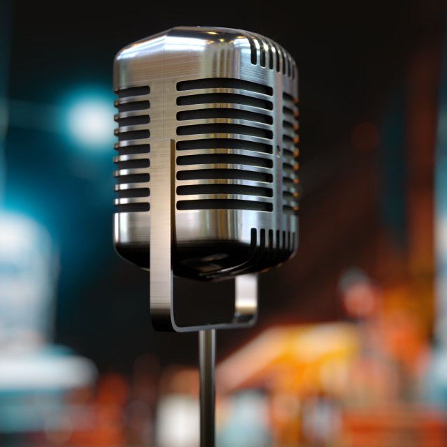 microphone Modello 3D .c4d .max .obj .3ds .fbx .stl .blend 