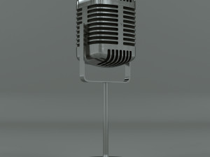 microphone Modello 3D