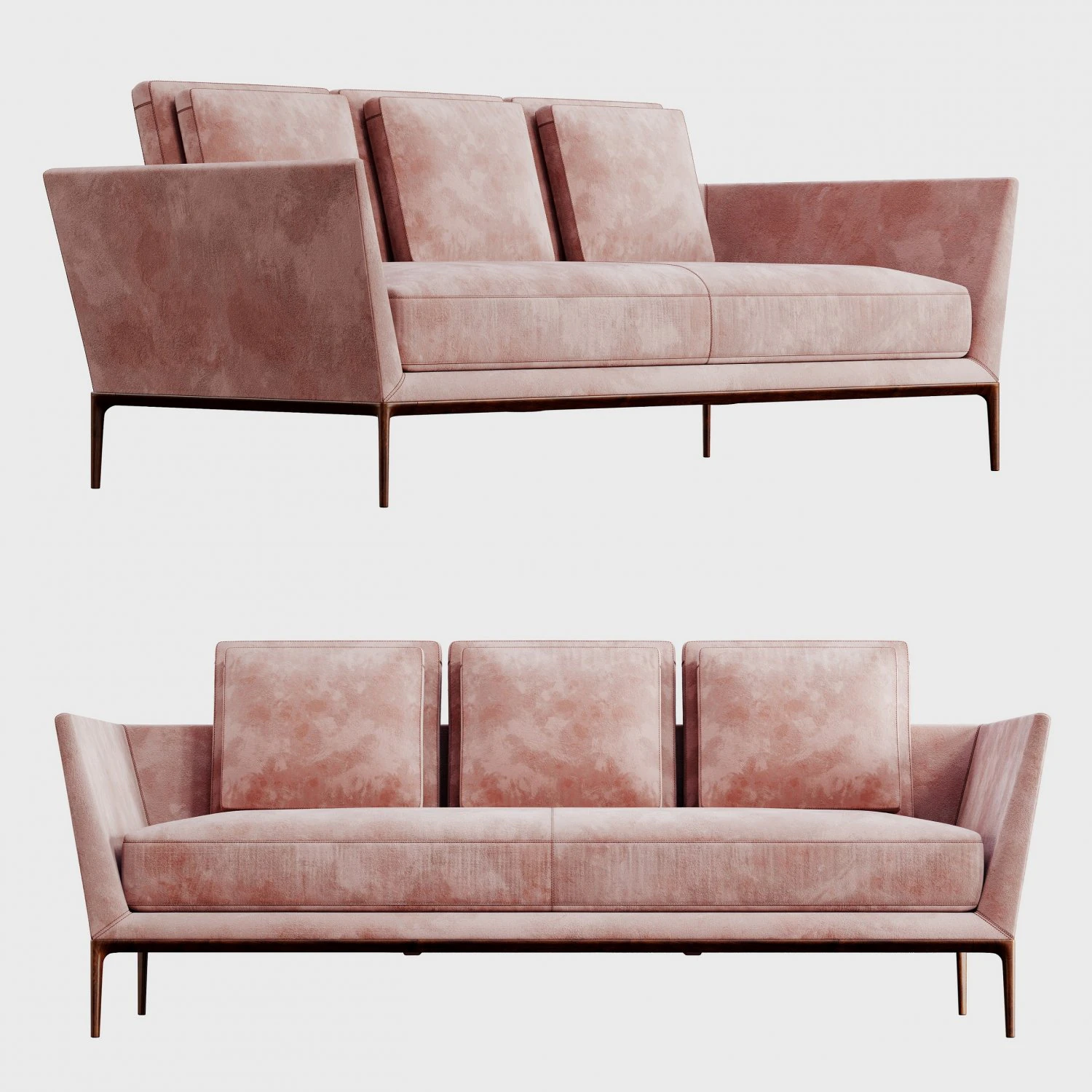 b b italia atoll sofa at205 3D Model .c4d .max .obj .3ds .fbx .stl .blend 