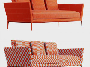 b b italia atoll sofa at205 3D Model