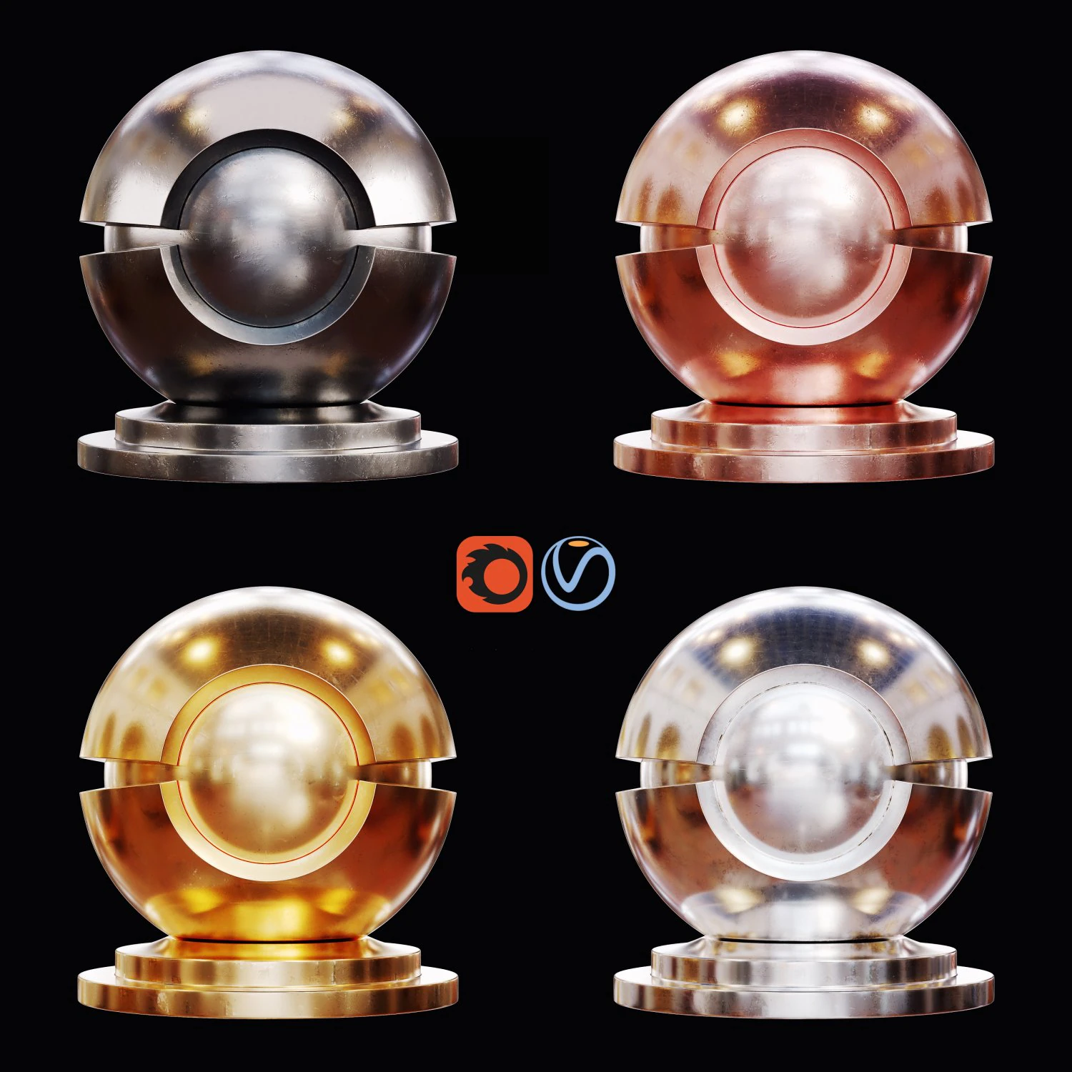 anati metal CG Textures .c4d .max .obj .3ds .fbx .stl .blend