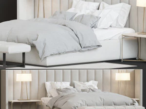 bedthe sofa and chair - provence 3D Model