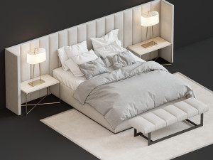 bedthe sofa and chair - provence Model 3D