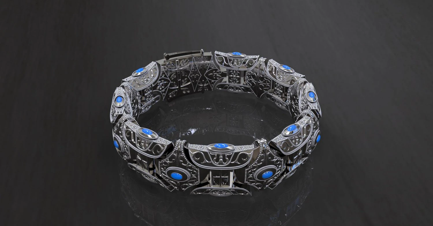 Singapore armband 3D Model .c4d .max .obj .3ds .fbx .stl .blend 