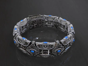 pulseira singapura Modelo 3D