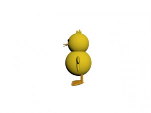 baby chicken 3D Model