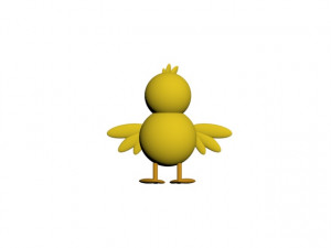 baby chicken 3D Model