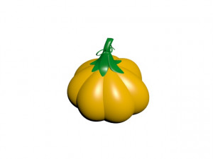 cartoon pumpkin 3Dモデル