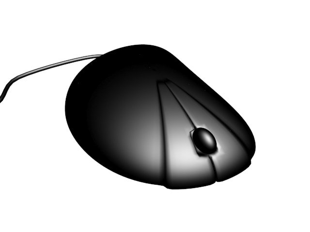 computer mouse Model 3D .c4d .max .obj .3ds .fbx .stl .blend 