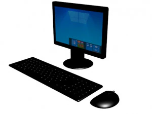 computer 3D Model
