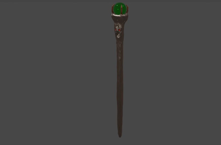 scepter 3D Model .c4d .max .obj .3ds .fbx .stl .blend 