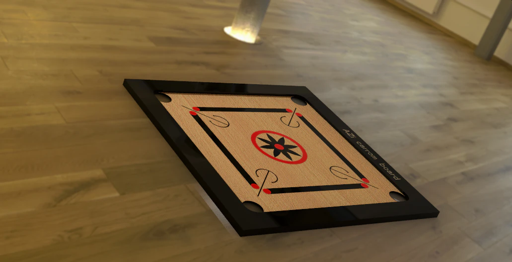 carrom board 3D Model .c4d .max .obj .3ds .fbx .stl .blend 