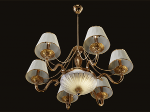 classic chandelier 4 game model 3Dモデル