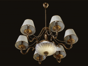 classic chandelier 4 game model 3Dモデル