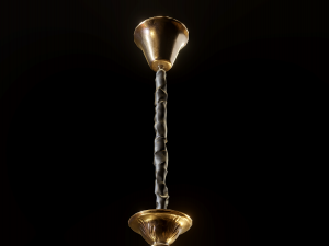 lassic chandelier col105 game model Modelo 3D