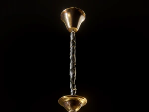 lassic chandelier col105 game model 3D Model