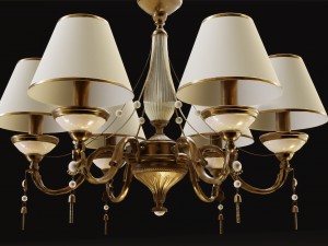 classic chandelier 3 game model 3D 모델