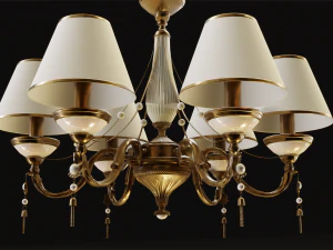 lampadario classico modello gioco 3 Modello 3D
