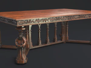 modalit&agrave; di gioco da tavolo gotico Modello 3D