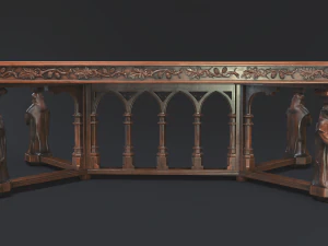gothic table game mode 3D Model